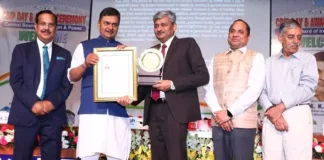 Sanjay Srivastava, Chairman BBMB honoured with ‘CBIP Award 2022’