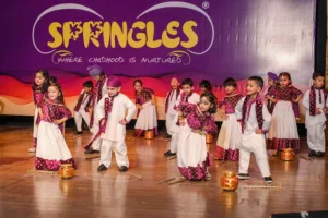 Springles tiny tots shine during Annual Day celebrations "Virtuous 23" 