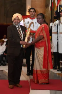 President confers Padam Shri Award upon noted nonagenarian Sikh scholar Dr. Rattan Singh Jagggi