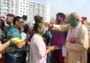 Yuva Sangam Manipur students celebrated Holi at CUPB campus; visited the National Martyrs Memorial Hussainiwala