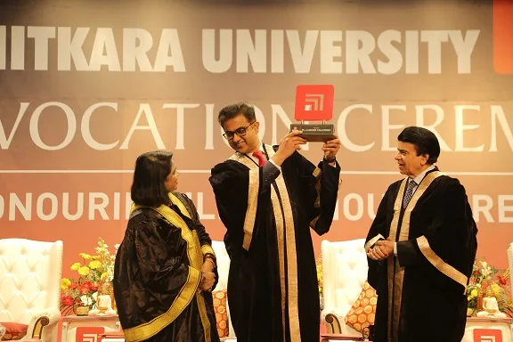 Chitkara University awards an Honorary Doctorate Degree to Dr. Aashish Chaudhry