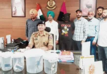 Rupnagar police arrest gangster Jaggu Bhagwanpuria's accomplice, 5 pistols seized