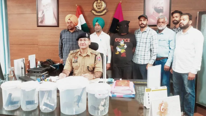 Rupnagar police arrest gangster Jaggu Bhagwanpuria's accomplice, 5 pistols seized