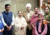 On the death of Principal Harbans Kaur, union minister Mandaviya , Praneet Kaur shared grief with Dardi family