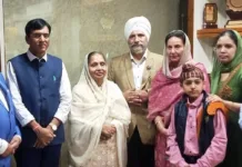 On the death of Principal Harbans Kaur, union minister Mandaviya , Praneet Kaur shared grief with Dardi family