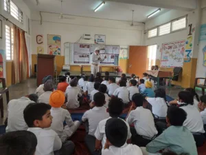 A Seminar related to Disaster Management' conducted in Police DAV Public School, Patiala 