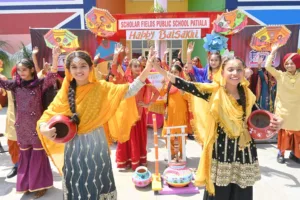 Traditional fervor marks Baisakhi celebrations at Scholar fields Public School Patiala 