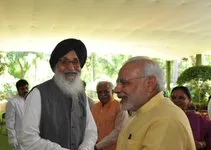 Prime Minister Narendra Modi to pay final tribute to Parkash Singh Badal-Photo courtesy-PM Twitter