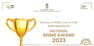 MSME invites application for National MSME Award 2023