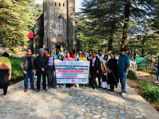 Punjabi university mathematics department organized educational tour in association with 'YUVA Tourism Club'