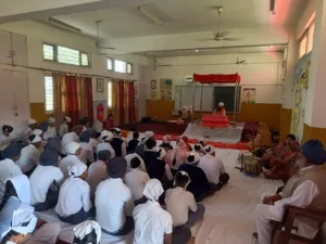 Police DAV public school gave a pious beginning to session 2023-24 with Sukhmani Sahib path