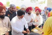 Chetan Singh Jouramajra inaugurates JGND PSOU-Rotary Club Medical Camp in village Kalyan