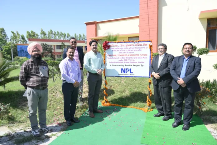 SSP Patiala inaugurates solar plant at Police DAV School