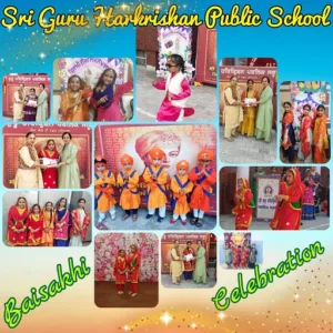 Sri Guru Harkrishan Public School, Patiala celebrated the festival of Baisakhi in high spirits