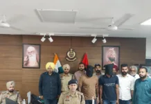 Rupnagar police arrests gangster Jaggu Bhagwanpuria's associates with 6 pistols and 25 live cartridges