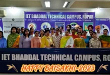 Baisakhi festival celebration bring joy and enthusiasm in IET Bhaddal Technical Campus, Ropar