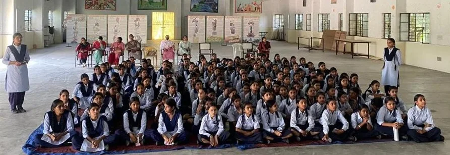 IMA Patiala doctors celebrated Baisakhi with school girls 

