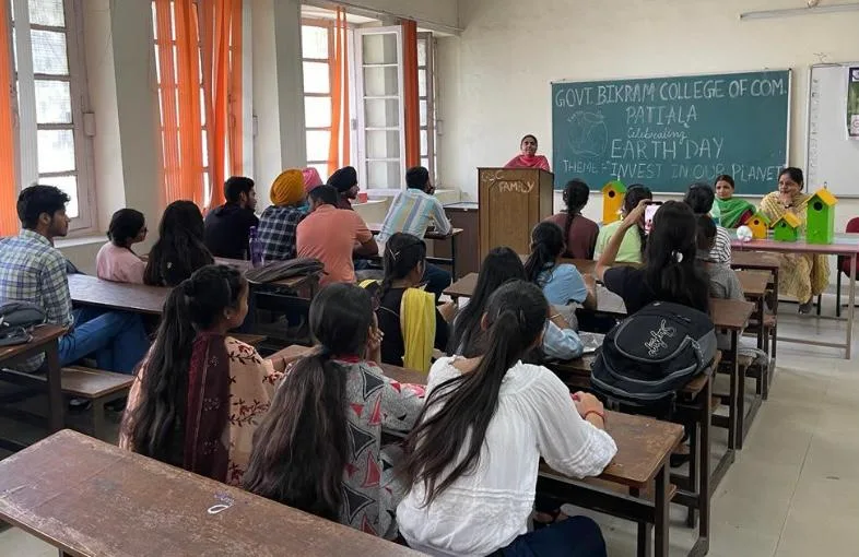 World Earth Day Celebrations at Govt. Bikram College of Commerce, Patiala