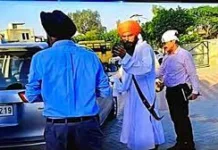 60 days after using holy Guru Granth sahib as shield, Amritpal is behind the bars-Photo courtesy-Internet