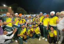 In Punjab and Haryana MLAs cricket match Meet Hayer scores 150 runs; Haryana’s Bhavya Bishnoi scored 72 runs