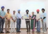 Star cast of 'Mera Baba Nanak' movie visits Maharaja Ranjit Singh Punjab Technical University Campus...