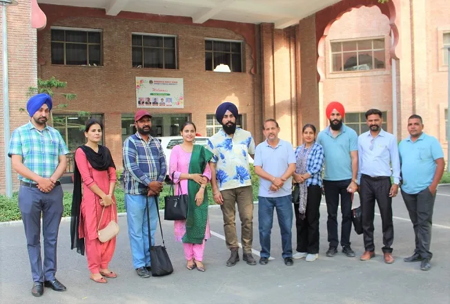 Star cast of 'Mera Baba Nanak' movie visits Maharaja Ranjit Singh Punjab Technical University Campus...