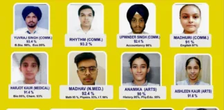 Sri Guru Harkrishan Public School students shine in class 10, 12 exams