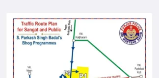 Punjab police releases traffic route for Parkash Singh Badal’s Antim Ardas