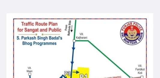 Punjab police releases traffic route for Parkash Singh Badal’s Antim Ardas
