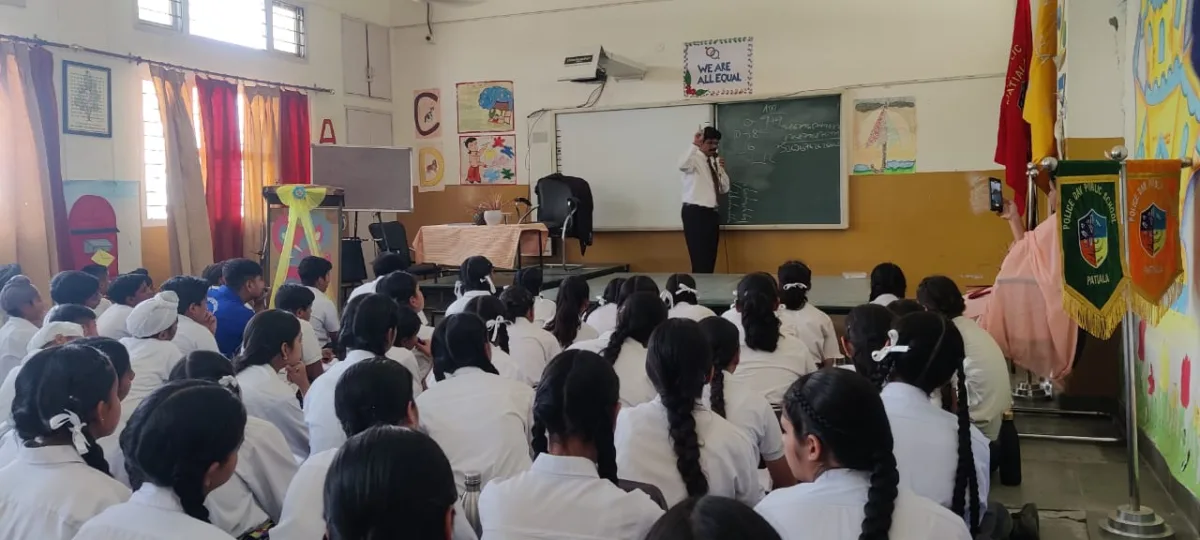 Vedic Maths session held at Police DAV Public School Patiala