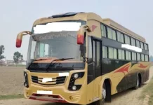 Eagle Eye- minister's flying squad challans two sleeper buses of other states for operating illegally in Punjab-Not an original bus Photo courtesy-Coach Builders Inda