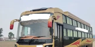 Eagle Eye- minister's flying squad challans two sleeper buses of other states for operating illegally in Punjab-Not an original bus Photo courtesy-Coach Builders Inda