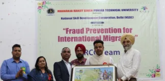 MRSPTU organised a session on Skill Development and Fraud Prevention for International Migrants..…