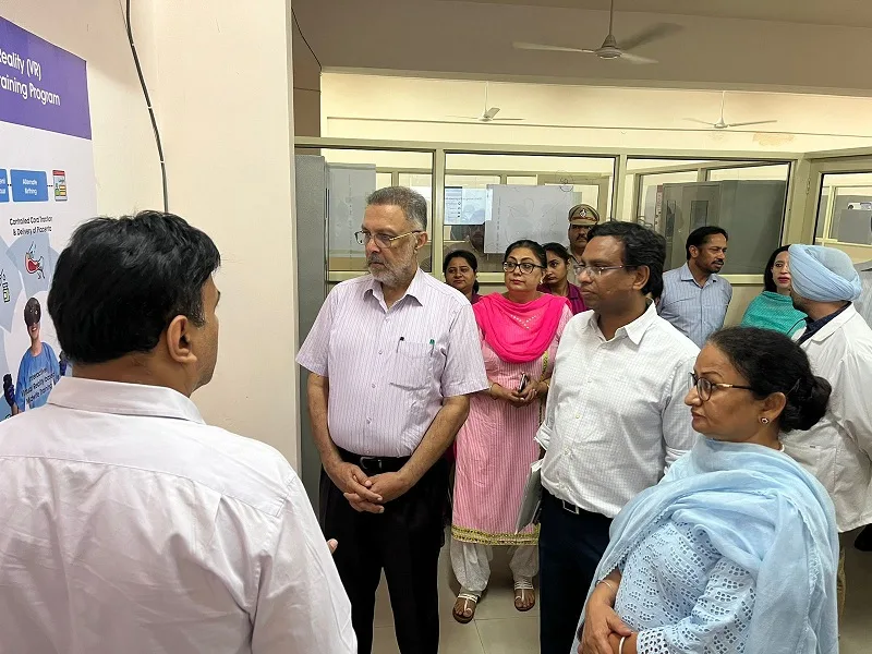 Dr. Balbir Singh visits National Midwifery Training Institute (NMTI) Patiala, third institute started in India for training of NME