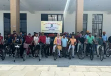 Central University of Punjab organised Cycle Rally to mark World Bicycle Day 2023