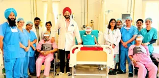 3 precious lives saved in Grecian / Park Hospital by timely surgery by Cardio Surgeon Dr H S Bedi