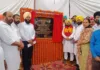 Harbhajan Singh ETO lays foundation stone for widening the Bela to Behrampur road