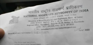 Setback for Punjab water resources department officers as NHAI outrightly rejects their demand