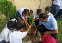 Police DAV Public School Patiala organised a Tree Plantation Drive