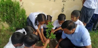 Police DAV Public School Patiala organised a Tree Plantation Drive