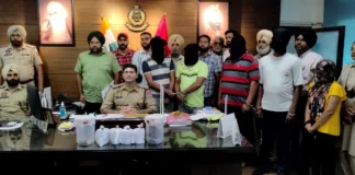 Rupnagar police arrest inter-state drug smugglers, recover one kg heroin, gold, Fortuner vehicle & drug money