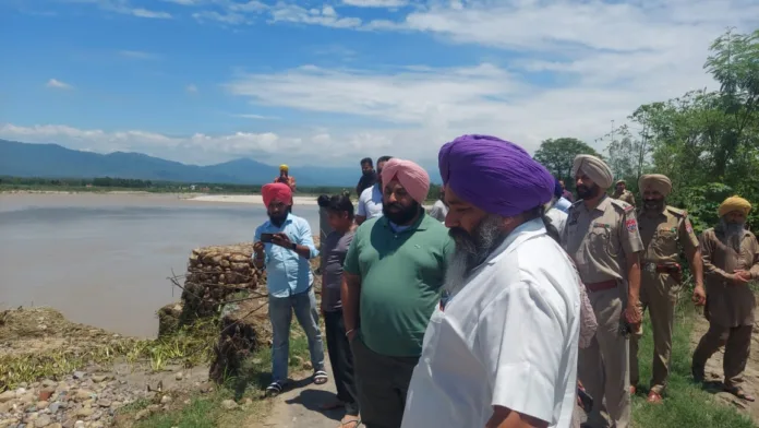 Harjot Bains issues strict instructions to officials to ensure essential services in floods affected areas