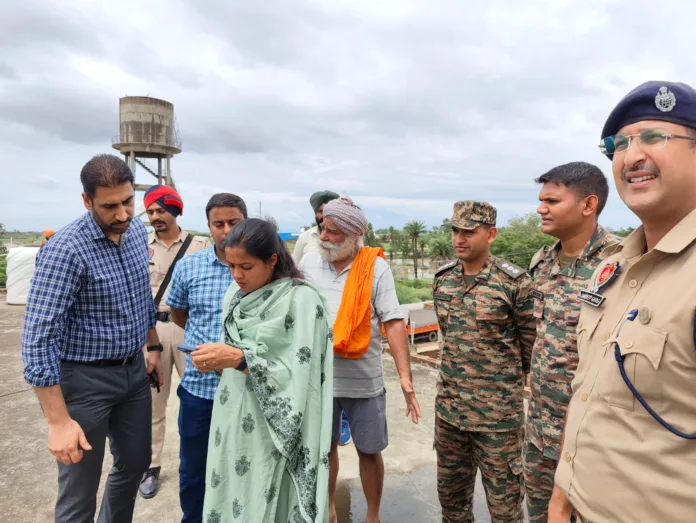 Restore Interrupted Power, Water Supplies and Road Connectivity, DC Aashika to Officers in Mohali