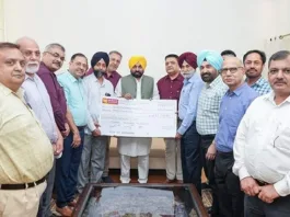 IMA Punjab contributed towards CM’s Relief Fund; already extending medical helps to flood affected families