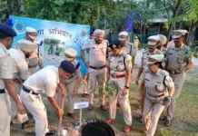 Tree Plantation was organized by 13 BN CRPF in its campus