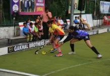 Gakhal-Surjit National Sports Day Hockey; interesting matches going on