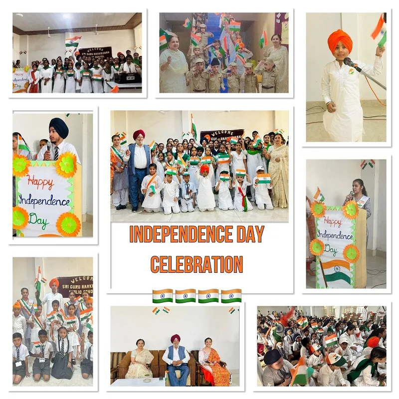 Independence Day Celebration at Sri Guru Harkrishan Public School