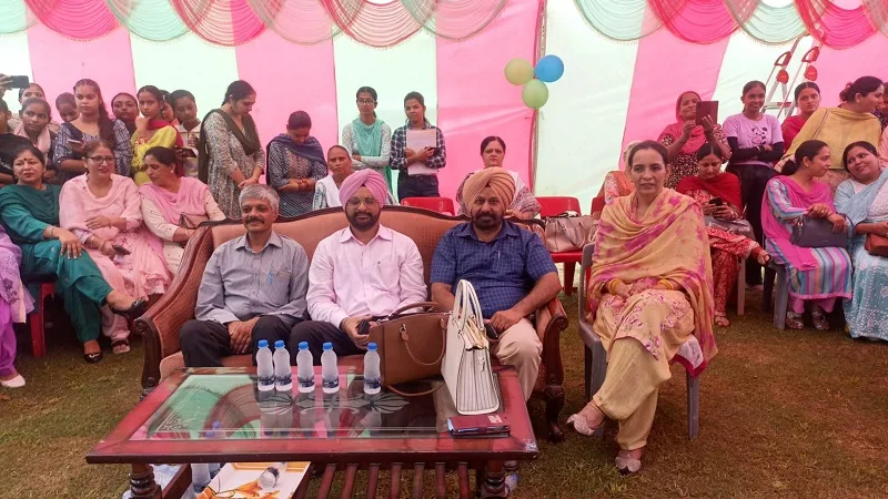 Teej celebrated in Government Mohindra College, Patiala 