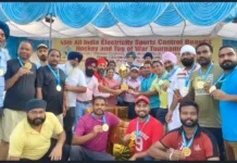 PSPCL shines in All India Electricity Sports Control Board games; won Gold and Silver in two games