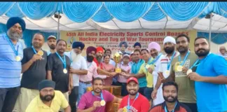 PSPCL shines in All India Electricity Sports Control Board games; won Gold and Silver in two games